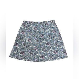 Talbots Blue Paisley Skirt Size 3 X EUC